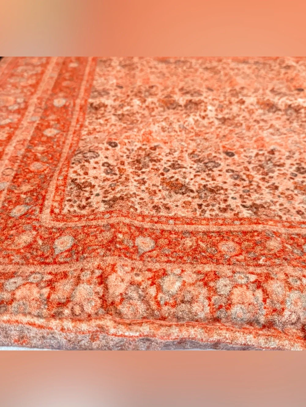 New Pottery Barn Orla Velvet Paisley Persian Pillow Cover, Red Multi, 22”